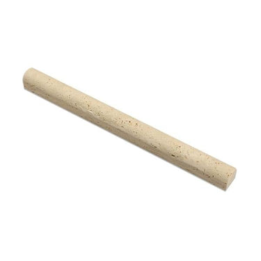 1 x 12 Honed Ivory Travertine Dome Liner.
