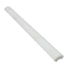 1 x 12 Honed Oriental White Marble Quarter-Round Trim.