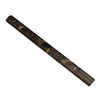 1 x 12 Polished Emperador Dark Marble Quarter Round Trim.
