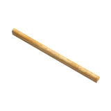 1/2 x 12 Honed Gold Travertine Pencil Liner.