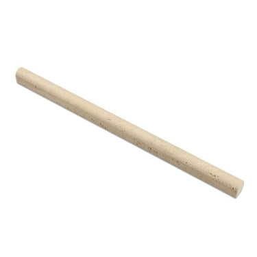 1/2 x 12 Honed Ivory Travertine Pencil Liner.