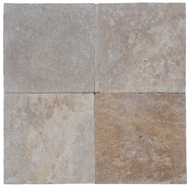 Noce Travertine 24x24 3cm Tumbled Paver.