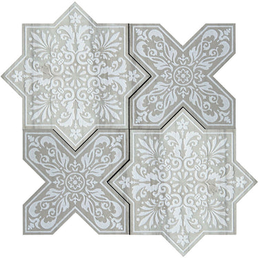 PANTHEON Grey stone Mosaic Tile.