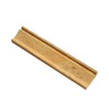 2 1/2 x 12 Honed Gold Travertine Crown Molding.