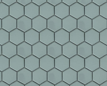 Jade 2x2 Hexagon Porcelain Mosaic Tile - MosaicBros.com