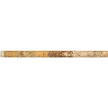 3/4 x 12 Honed Scabos Travertine Bullnose Liner.