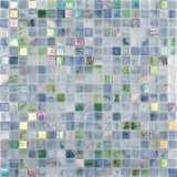 MIX 0.6" Amber Amber AM504(m) Glass Mosaic Tile.