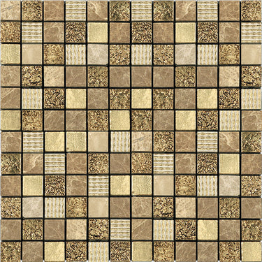 INKA TUSCANY glass, resin, stone Mosaic Tile.