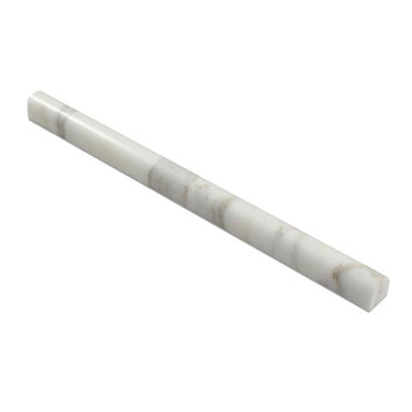 3/4 x 12 Polished Calacatta Gold Marble Bullnose Liner.