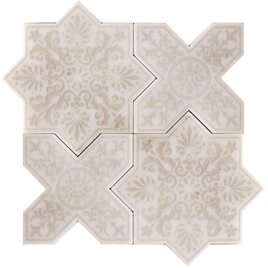 PANTHEON Antico Eastern White Mosaic Tile.