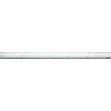 MOLDINGS CARRARA PENCIL POLISHED Bianco Carrara Mosaic Tile.