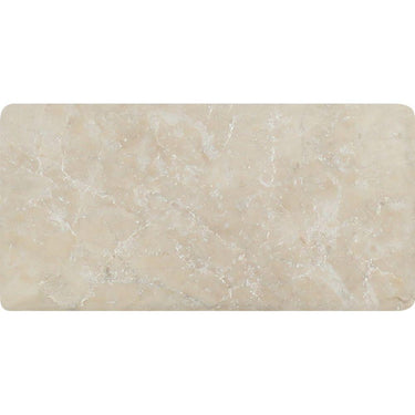 3 x 6 Tumbled Cappuccino Marble Tile.
