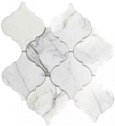 WATERJET TRELLIS 4 stone Mosaic Tile.
