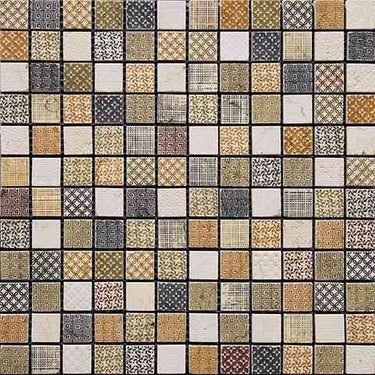 ARTISTIC DVN 3 stone Mosaic Tile.