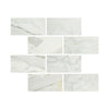 6 x 12 Polished Calacatta Gold Marble Tile.