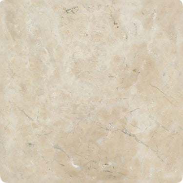 6 x 6 Tumbled Cappuccino Marble Tile.