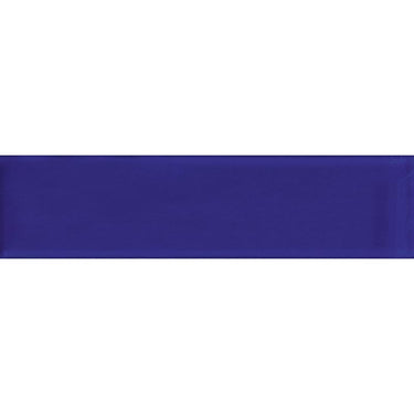 COLOR PALETTE COBALT BLUE 4x16 GLOSS glass Mosaic Tile.