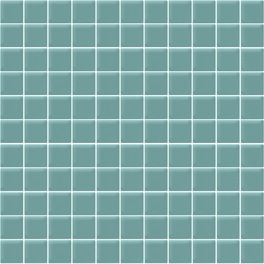 COLOR PALETTE AQUA GLOSS 11.8x11.8 glass Mosaic Tile.