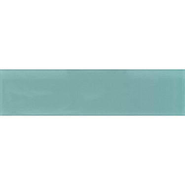 COLOR PALETTE AQUA 4x16 GLOSS glass Mosaic Tile.