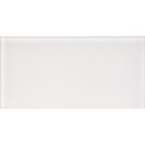 COLOR PALETTE MIRAGE WHITE MATTE 3x6 glass Mosaic Tile.