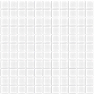COLOR PALETTE MIRAGE WHITE GLOSS glass 11.8x11.8 Mosaic Tile.