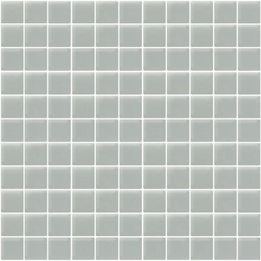 COLOR PALETTE GRAY CLOUD GLOSS 11.8x11.8 glass Mosaic Tile.