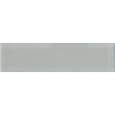 COLOR PALETTE GRAY CLOUD 4x16 GLOSS glass Mosaic Tile.