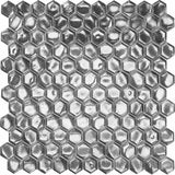 GLAMOUR CORDOBA PLATINUM Glass Mosaic Tile.