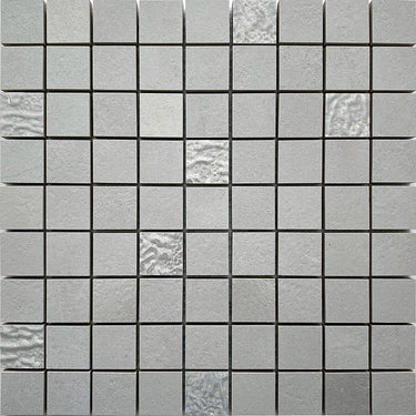 AURORA WHITE MOSAIC Ceramic Mosaic Tile.