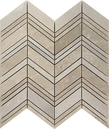 BALI BALIAN CREMA Crema Marfil Mosaic Tile.