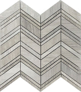 BALI BALIAN WOODEN GRAY Wooden Gray Mosaic Tile.