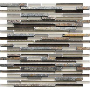 CASCADES SEDONA glass, stone Mosaic Tile.