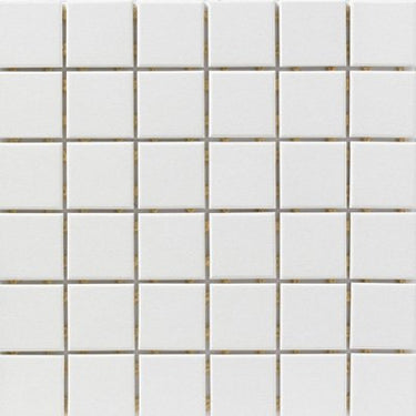 CC PORCELAIN WHITE 12X12 MOSAIC.