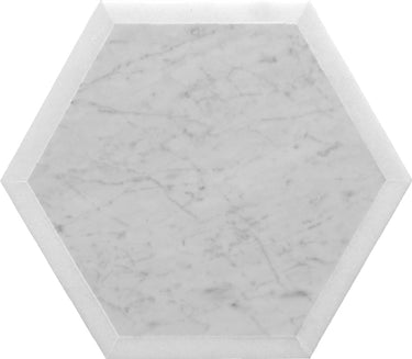 DC METRO TACOMA PARK Carrrara Grey/ Thassos White Mosaic Tile.
