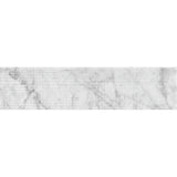 ARTISTIC ETCHED DOTS CARRARA Bianco Carrara Mosaic Tile.