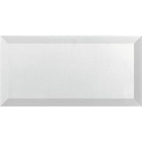 3 x 6 Thassos White Beveled Polished Mosaic Tile - MosaicBros.com