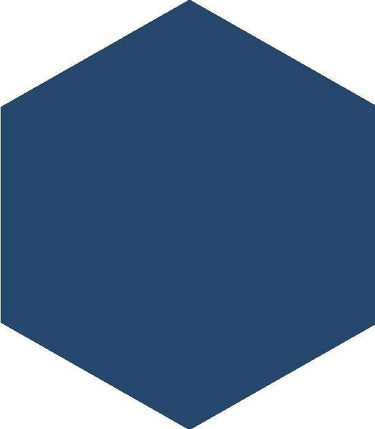 BLOCK HEXAGON AZUL MATTE 5X6.