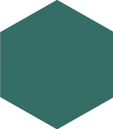BLOCK HEXAGON VERDE MATTE 5X6.