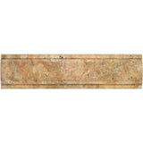 3 x 12 Honed Scabos Travertine Arch Molding.