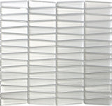 ICELAND NORDIC TRAPEZIUM Glass Mosaic Tile.