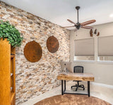 6 x 24 Split-faced Scabos Travertine Ledger Panel.