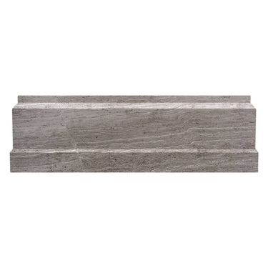 MOLDINGS WOODEN GRAY METRO BASE Wooden Gray Mosaic Tile.