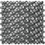 METALLICO SHAPED METAL CIRCLE metal Mosaic Tile.