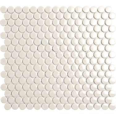 Moon Rock Beige Penny Round Mosaic Tiles - MosaicBros.com