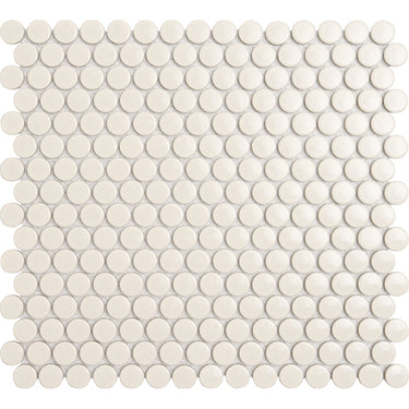Beige Penny Round Mosaic Tiles - MosaicBros.com