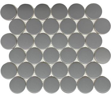 CC Mosaics+ 2" GRAY DOTS MOSAIC.