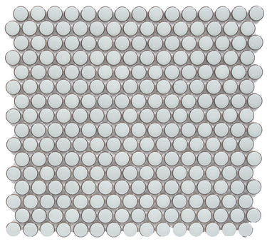 CC Mosaics +MINT GREEN PENNY ROUND Mosaic Tile.