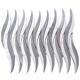 WATERJET PICASSO 9 Bianco Carrara/Bardiglio Mosaic Tile.