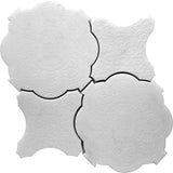 PANTHEON FLOREALE WHITE stone Mosaic Tile.