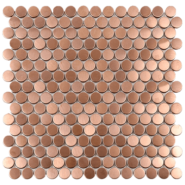 ROSE GOLD BRU. PENNY MOS 12X12.